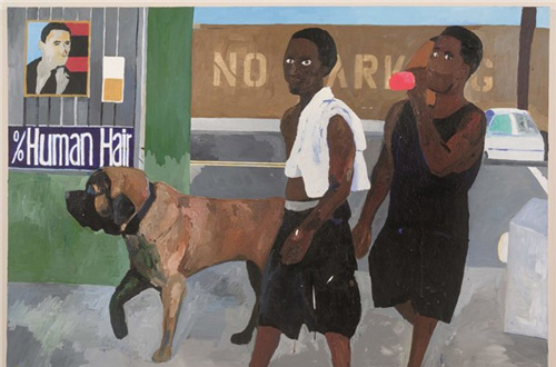 亨利·泰勒，《Walking with Vito》，2008。图片：Courtesy of Christie's.