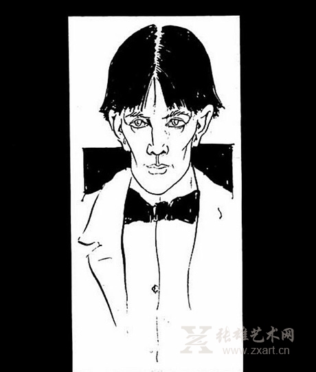 藏在比亚兹莱和蕗谷虹儿画中的别样鲁迅