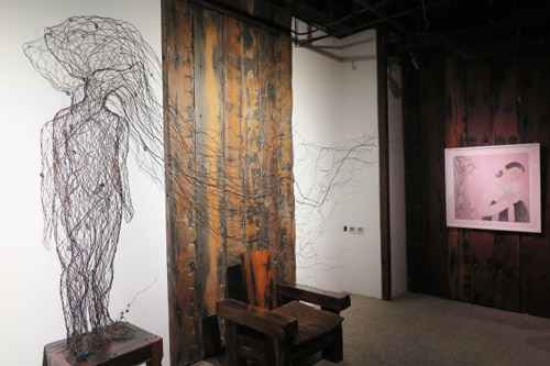     展览作品现场