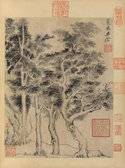 嘉德秋拍推出董其昌《书画合璧山水小景》