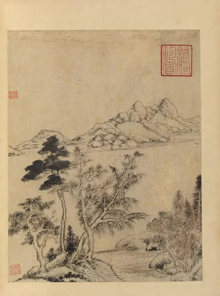 嘉德秋拍推出董其昌《书画合璧山水小景》