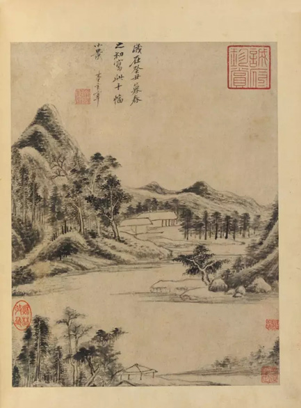 嘉德秋拍推出董其昌《书画合璧山水小景》