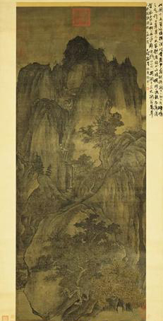 秋山晚翠图