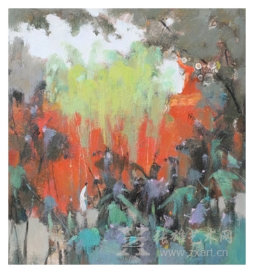   南岳问道二   50*50cm