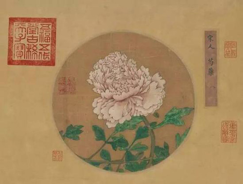 宋人《芍药图》 宋人《芍药图》