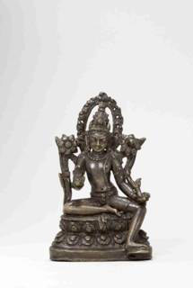 12-13世纪 帕拉合金铜莲花手菩萨 H:9.3 cm 帕拉风格  NT$ 950,000 - 1,500,000