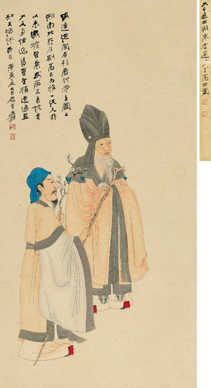 张大千《梅花高士》1150万成交