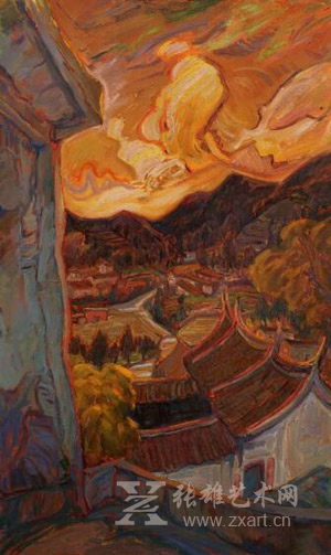 闽南艺术家林昌辉作品《余晖》