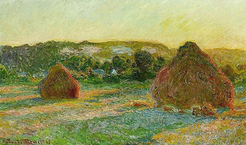 ▲莫奈 Claude Monet - Grainstack (Sunset)