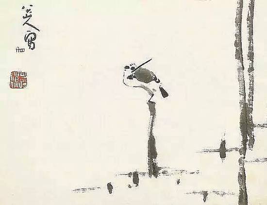 八大山人花鸟画：寥寥数笔 却神情毕具