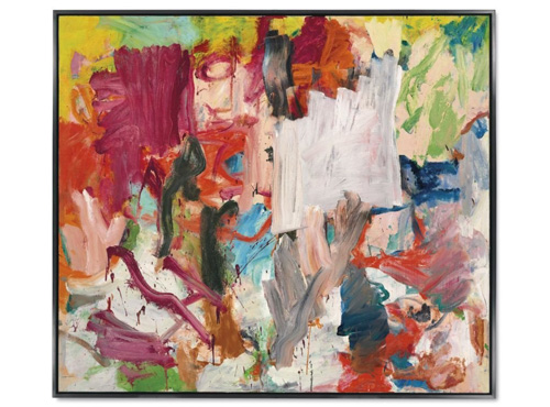威廉·德·库宁，《无题XXV 》（Untitled XXV，1977）。图片：Courtesy Christie's. 