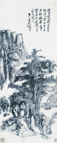    山水（国画） 1954年 黄宾虹 浙江省博物馆藏