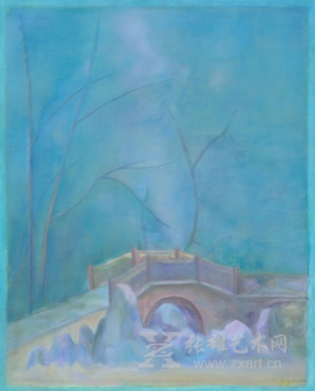 卧琼桥-布面油画-2014