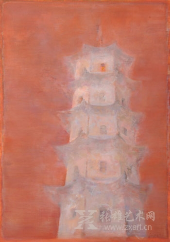     塔系列-四-布面油画-2012        