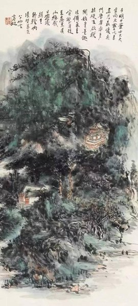 Lot 588 黄宾虹 翠微深处 　　成交价：RMB 6，670，000