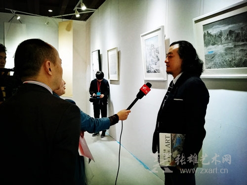  广东电视台采访彭文斌先生