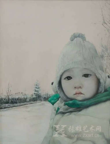 杜华《初雪》38X28cm布面油画2015年