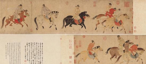 任仁发《五王醉归图卷》3.036亿元成交