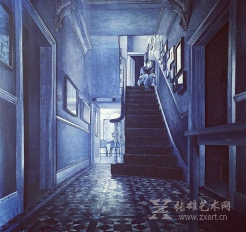 搞事情！艺术家用破牛仔裤徒手画起了画