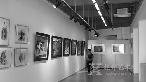 厦大艺术学院美术系西藏太行写生作品展揭幕