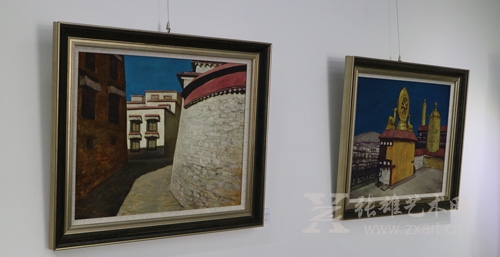 厦大艺术学院美术系西藏太行写生作品展揭幕