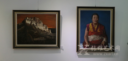 厦大艺术学院美术系西藏太行写生作品展揭幕