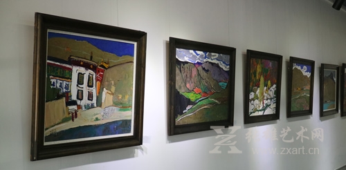 厦大艺术学院美术系西藏太行写生作品展揭幕