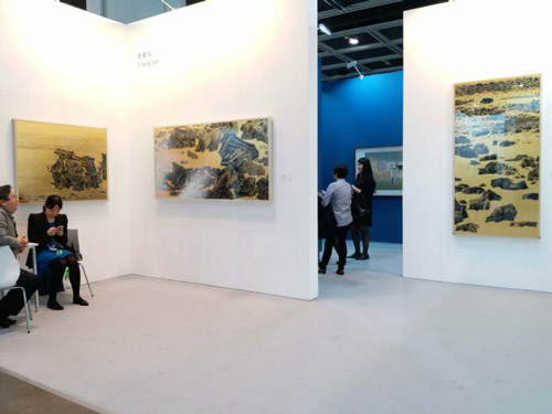       台湾馆主题展览：“非常水墨－未来昔日的过渡者” 现场