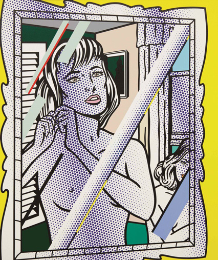 罗伊·里希滕斯坦，《镜中的裸女》（Nudes in Mirror，1994）。图片：Courtesy of Phillips.