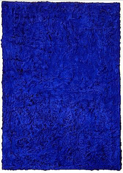   伊夫·克莱因 Yves Klein - 无题蓝色绘画