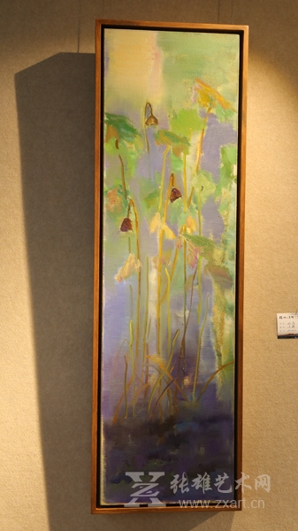 展览现场 冯巍油画作品