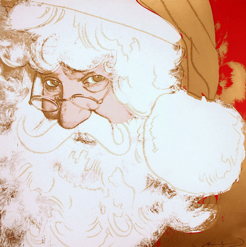 ▲安迪·沃霍尔 Andy Warhol - Santa Claus