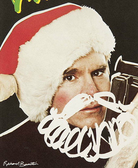 ▲安迪·沃霍尔 Andy Warhol - 带有Andy Warhol肖像的圣诞卡