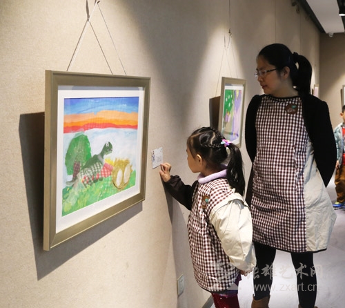 画是孩子心灵的窗户---杰比尔小画家跨年展开幕