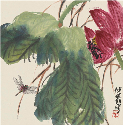 郭石夫 花卉草虫之二 2016年