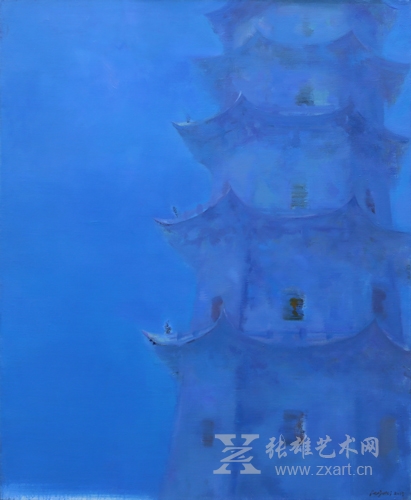 冯巍作品《丝路上的圣塔》 冯巍作品《丝路上的圣塔》