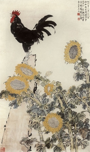 徐悲鸿《壮烈之回忆》  
