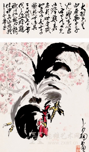 陈大羽画鸡