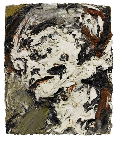 弗兰克·奥尔巴赫，《格尔达柏姆的头像》，1965
