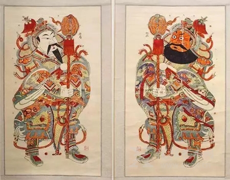 凤翔门神 方弼 方相