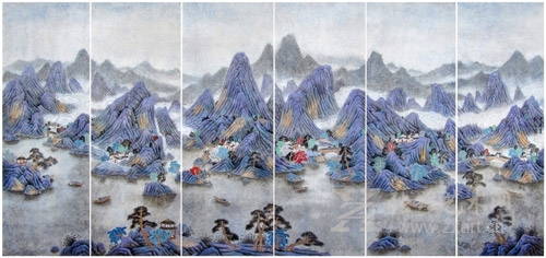 陈新生“一带一路”参展作品