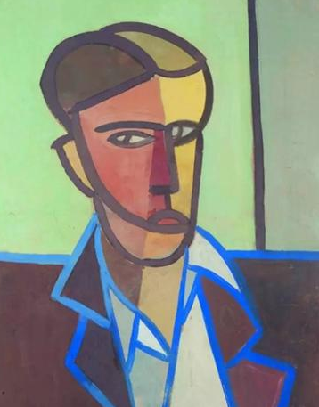 　坦克雷迪·帕尔梅贾尼，《自画像》(Autoritratto)，1948年，费尔特雷法金美术馆收藏