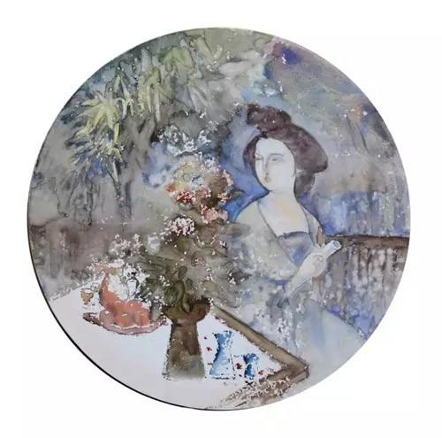 《盛夏》 水彩作品