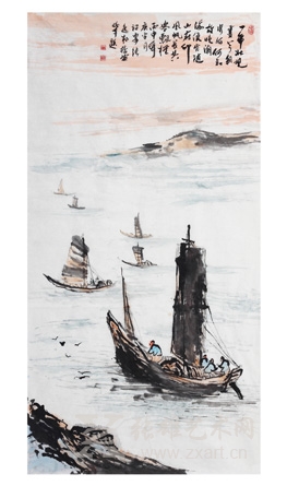 张逸松指画作品