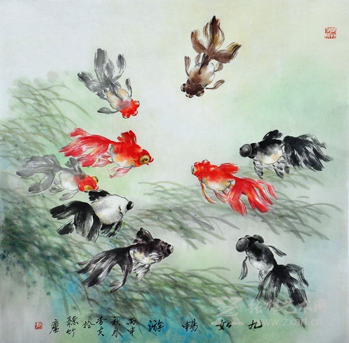 九如畅游 68x68cm 2016年