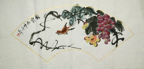 沈永喜花鸟画作品