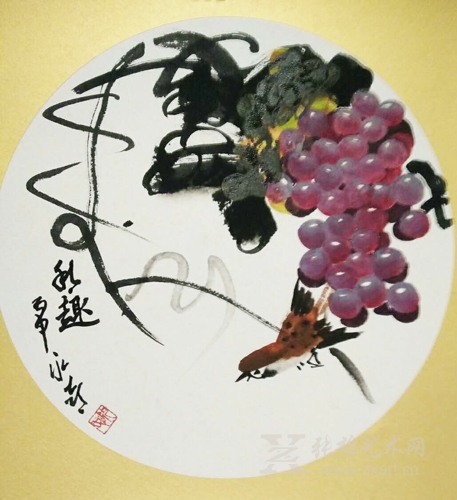 沈永喜花鸟画作品