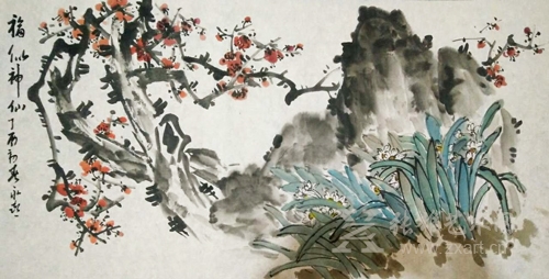 沈永喜花鸟画作品