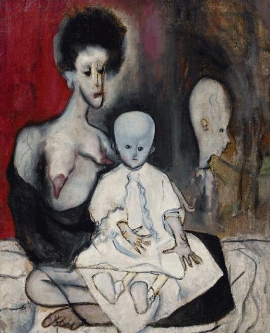Alice Neel, Degenerate Madonna, Oil on canvas, 78.7 x 61 cm, 1930