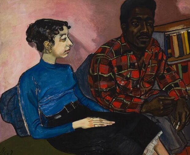 Alice Neel, Rita and Hubert, Oil on canvas, 86.4 x 101.6 cm, 1958